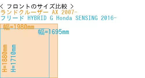 #ランドクルーザー AX 2007- + フリード HYBRID G Honda SENSING 2016-